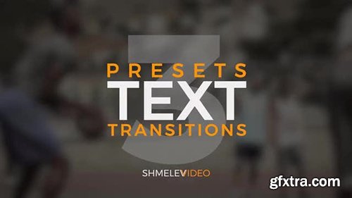 Text Transitions V3 - Premiere Pro Templates 146114