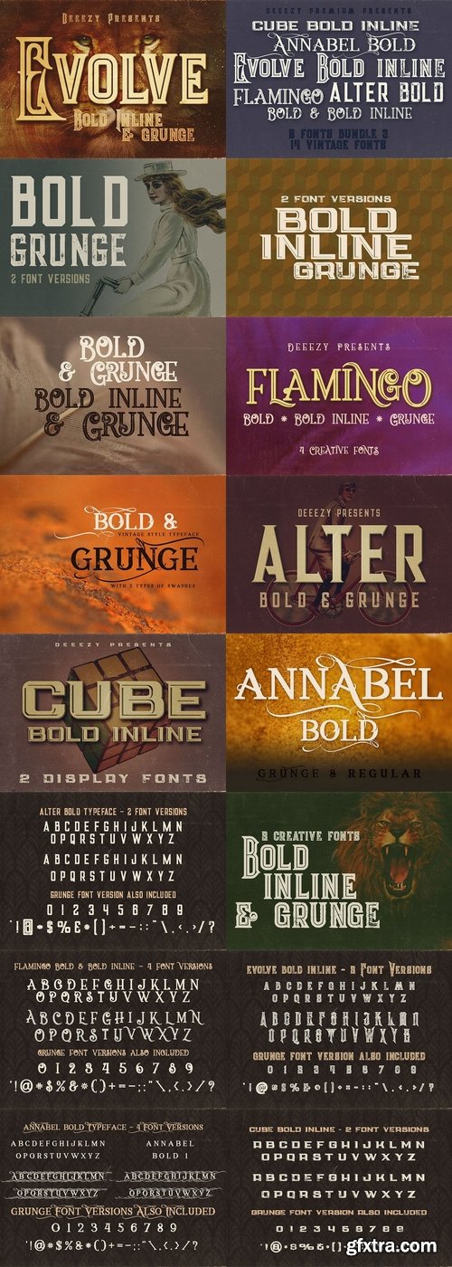 5 Fonts Bundle 3