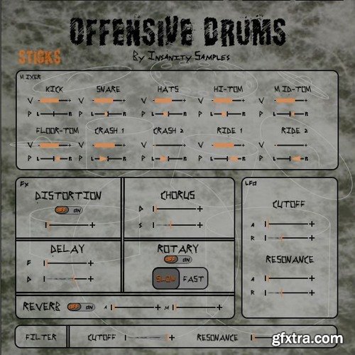 Insanity Samples Offensive Drums KONTAKT-SYNTHiC4TE