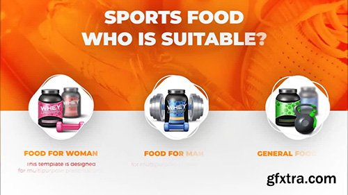 Sport Drink And Food Promo - After Effects 133613