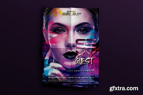 Sexy DJ Flyer Template