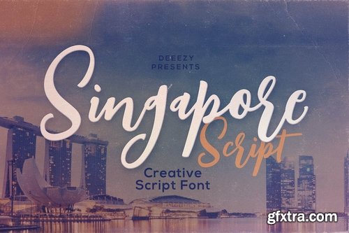 CM - Singapore Script Font 3061213