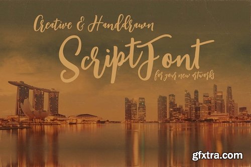 CM - Singapore Script Font 3061213