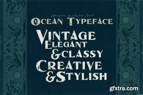 CM - Ocean - Display Font 3206119