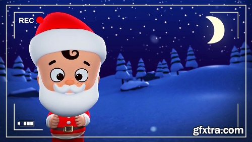 Videohive Santa & Elf Christmas Animation 22954856
