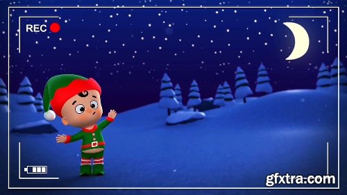 Videohive Santa & Elf Christmas Animation 22954856