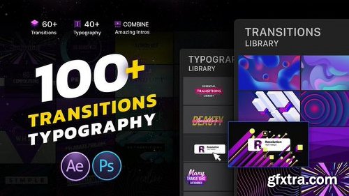 Videohive Transitions & Typography Library 22551659