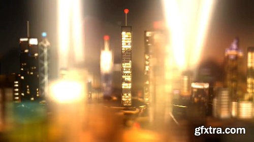 Videohive Highrise City Lights - Logo Intro 11251037