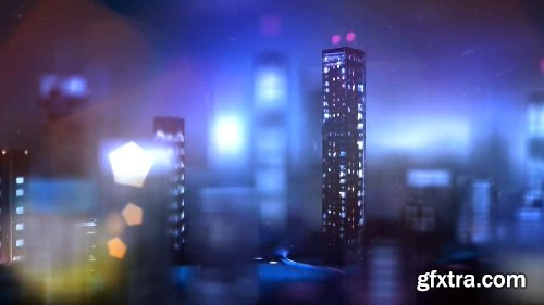 Videohive Highrise City Lights - Logo Intro 11251037