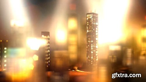 Videohive Highrise City Lights - Logo Intro 11251037