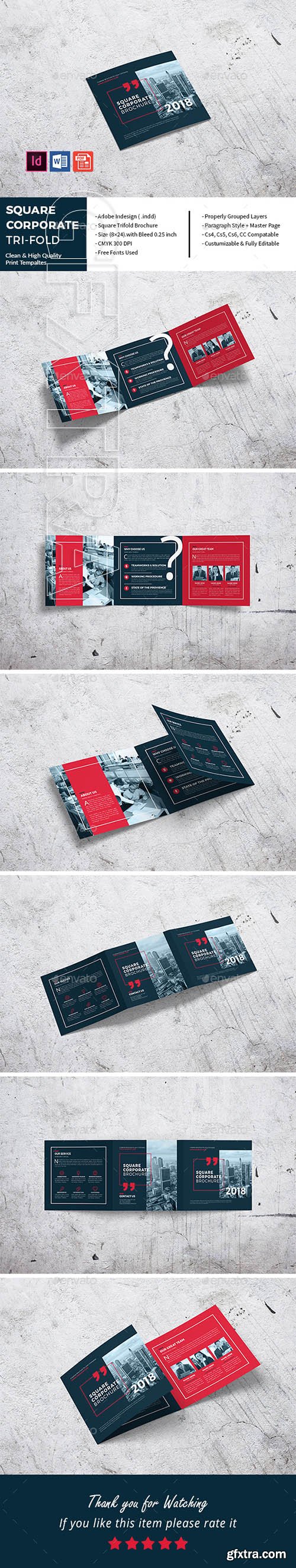 GraphicRiver - Square Corporate Tri-Fold 22869075