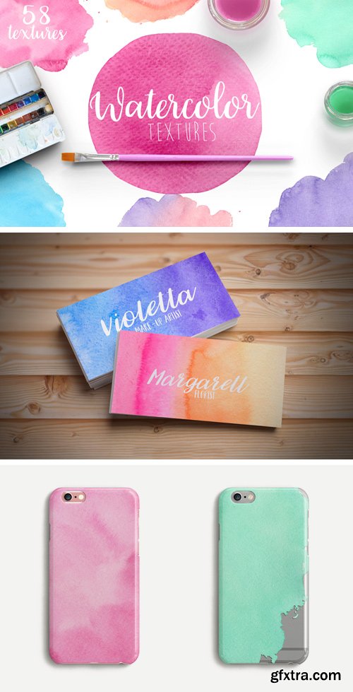 Designbundles - Watercolor Textures 10339