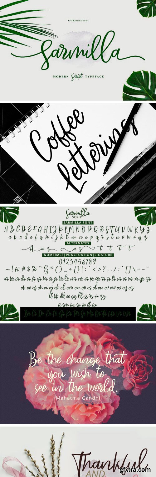 CM - NEW FONT | Sarmilla Script 3251913