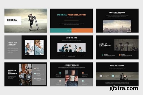 Denera  Creative Business Powerpoint Template