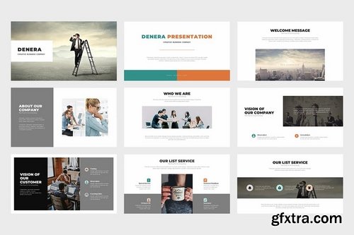 Denera  Creative Business Powerpoint Template