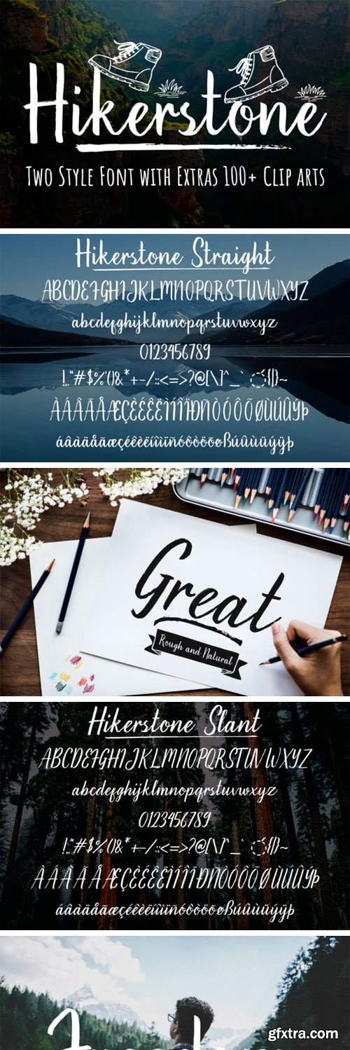 Hikerstone Font Family