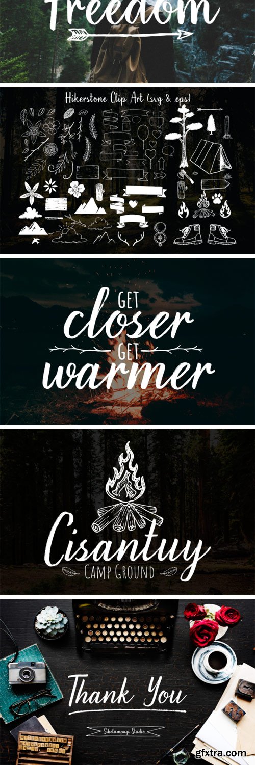 Hikerstone Font Family