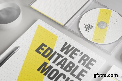 Realistic Stationery Mock-up Set 2- Corporate ID