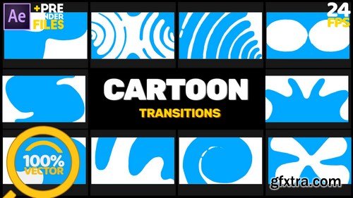 MA - Cartoon Transitions After Effects Templates 148911