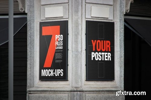 Flyer and Poster Urban Mock-ups - Set Pack