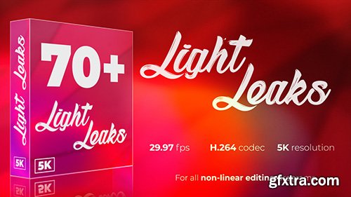 70+ Light Leaks Pack - Motion Graphics 142671