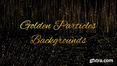 Golden Particles Backgrounds - Motion Graphics 144882