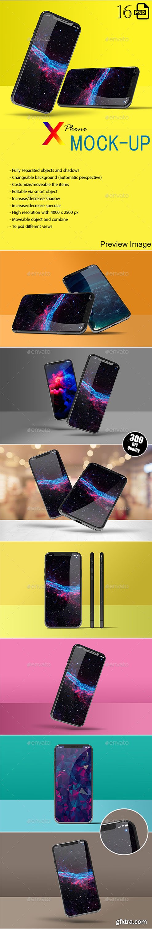 New Phone X Mockup 22921310