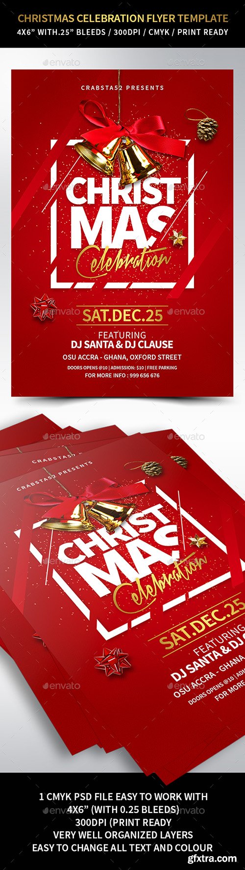 Christmas Celebration Flyer Template 22931714