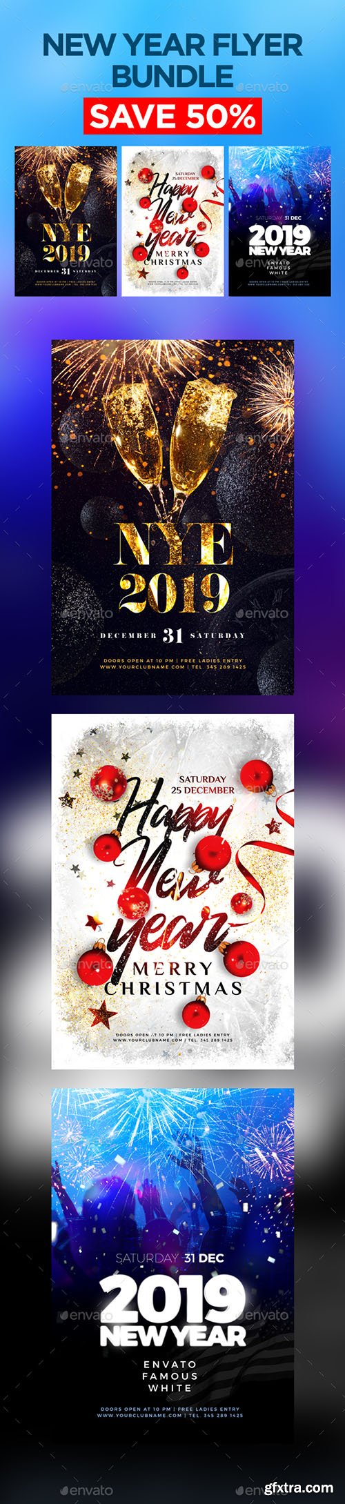 New Year Flyer Bundle 22930630