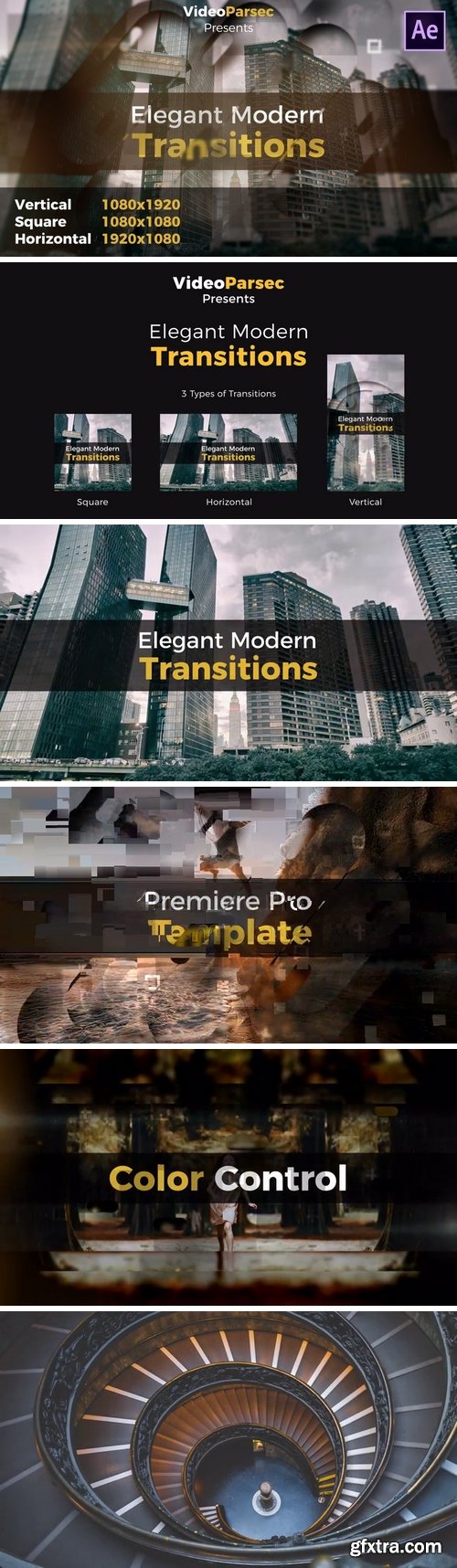 MA - Elegant Modern Transitions After Effects Templates 149121