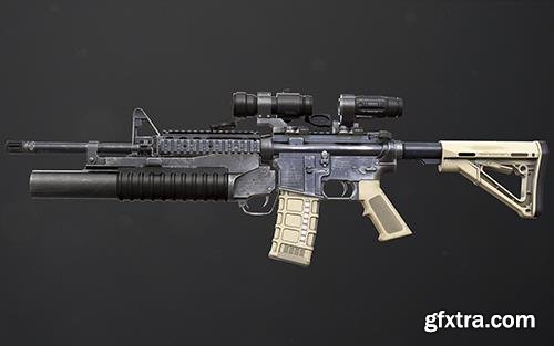 Cubebrush - Rifle M4A1