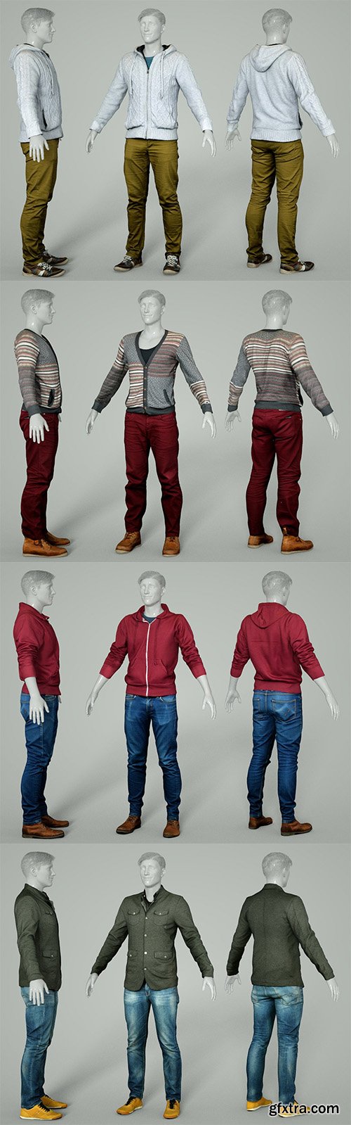 Cubebrush - Male Clothing Collection 1