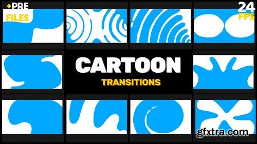 MA -  Cartoon Transitions Pack Stock Motion Graphics 148912