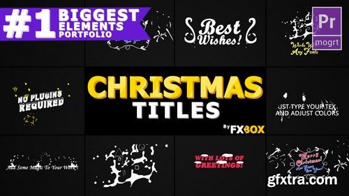 MA - Christmas Titles And Transitions Motion Graphics Templates 148870