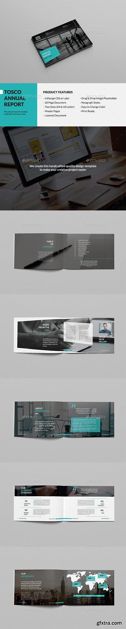 Graphicriver - Tosco Landscape Annual Report 14155496