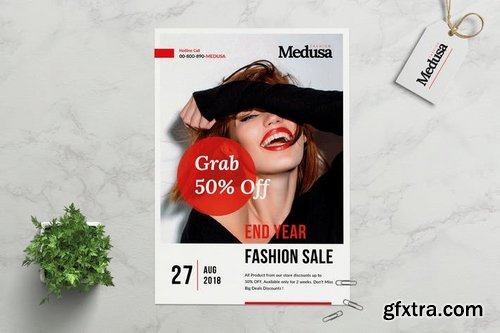 MEDUSA - Fashion Year End Sale Flyer