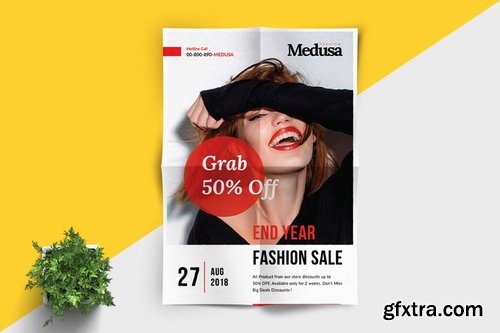 MEDUSA - Fashion Year End Sale Flyer