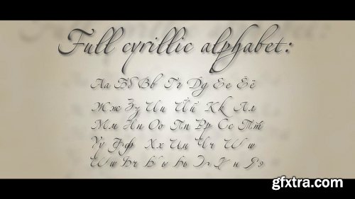 Videohive Latin and Cyrillic Handwrite Bundle 5968629