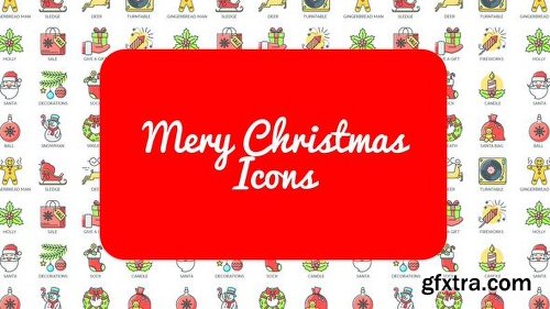 Videohive Mary Christmas - 30 Animated Icons 22866488