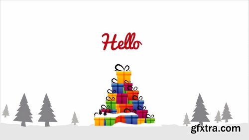 Videohive Beautiful Christmas Flat 22843786