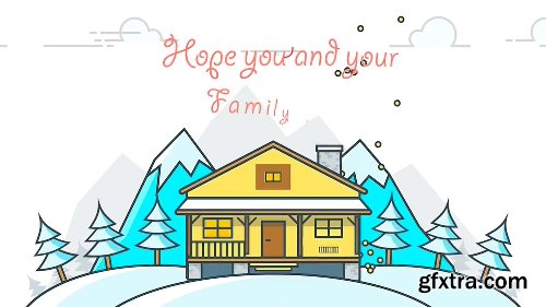 Videohive Christmas Outline 18395849