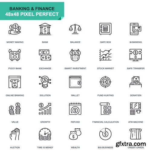 Videohive 625 Thin Line Icons 22973742