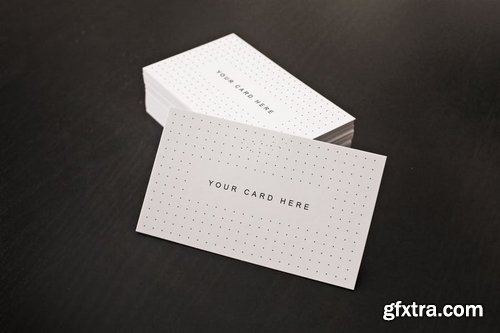 Flyer and Business Card Clean Realistic Mockups 1