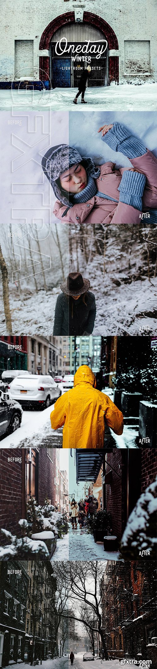 CreativeMarket - Oneday Winter Lightroom presets 2148764