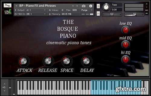 unEarthed Sampling The Bosque Piano KONTAKT