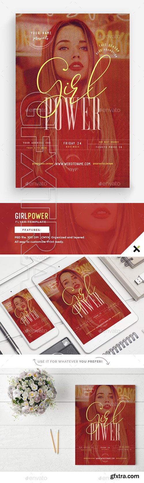 GraphicRiver - Girl Power Flyer Template 22877615