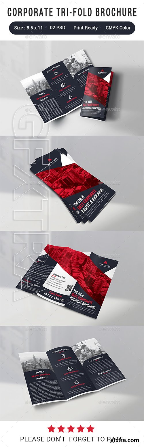 GraphicRiver - Corporate Tri-fold Brochure 22873934