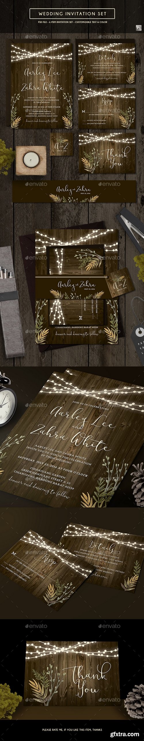 Graphicriver - Rustic Wedding Invitation 19580424