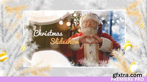 MA - Gold And White Christmas Slideshow Premiere Pro Templates 149332