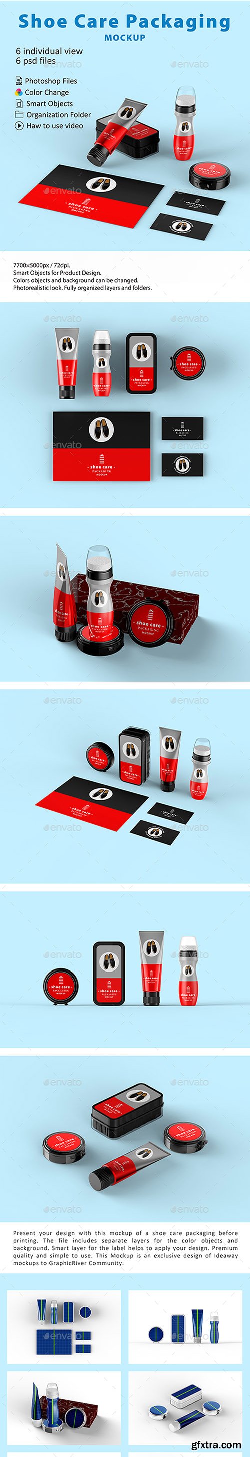 Shoe Care Packaging Mockup 22919746